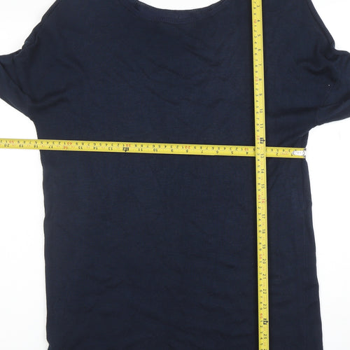Atmosphere Women's Blue Long Sleeve Knit Blouse Size 12