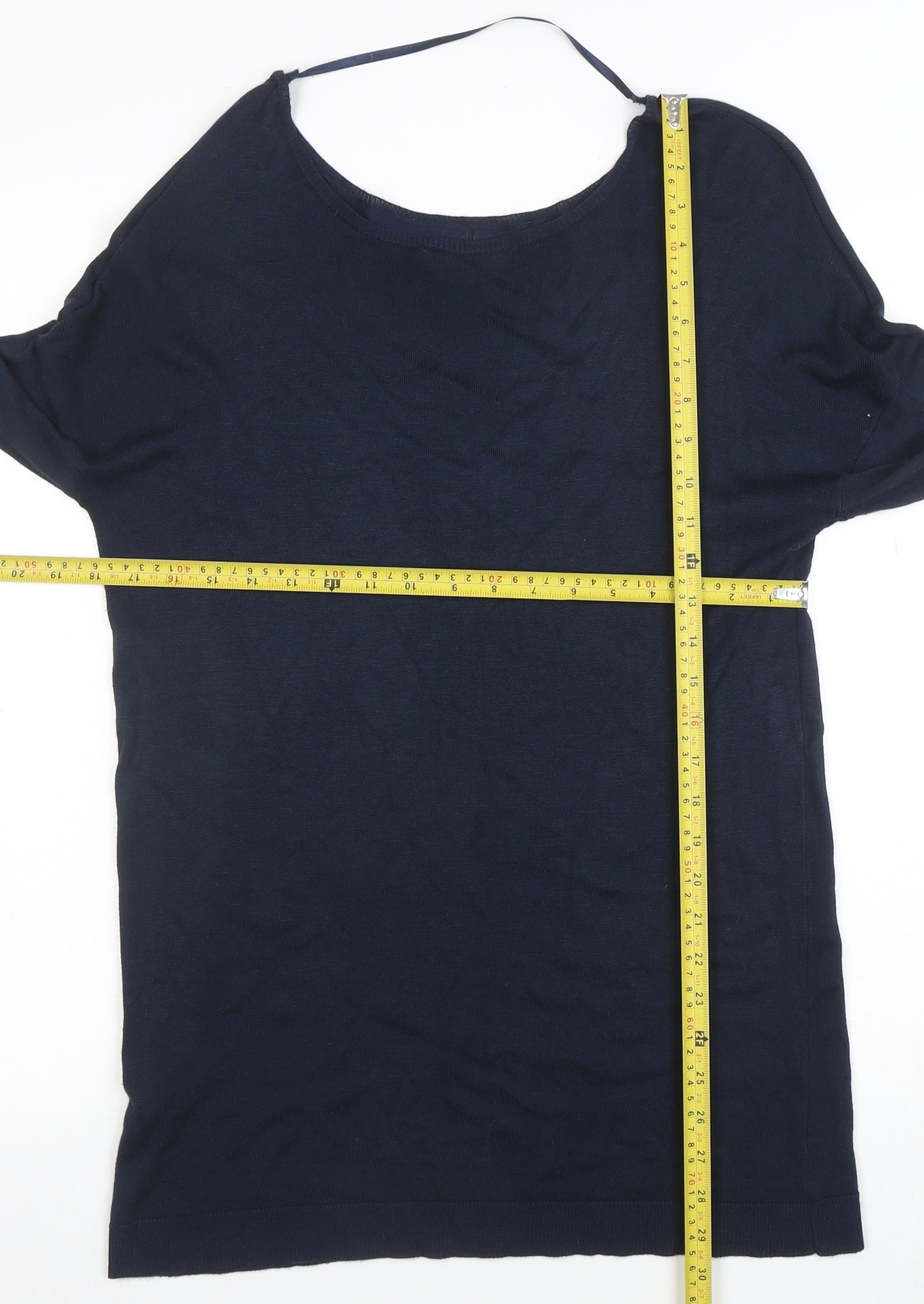 Atmosphere Women's Blue Long Sleeve Knit Blouse Size 12