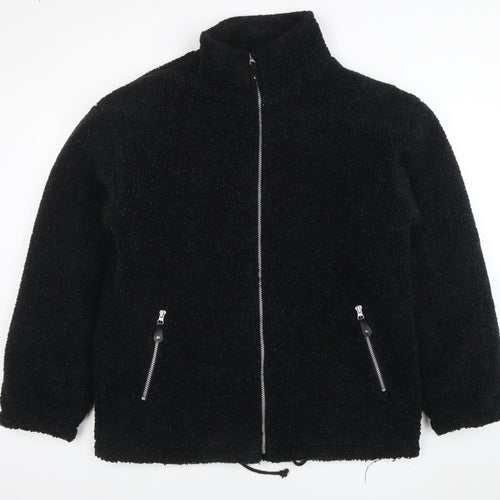 Country Trader Men's Black Fleece Lined Full Zip Jacket Size L