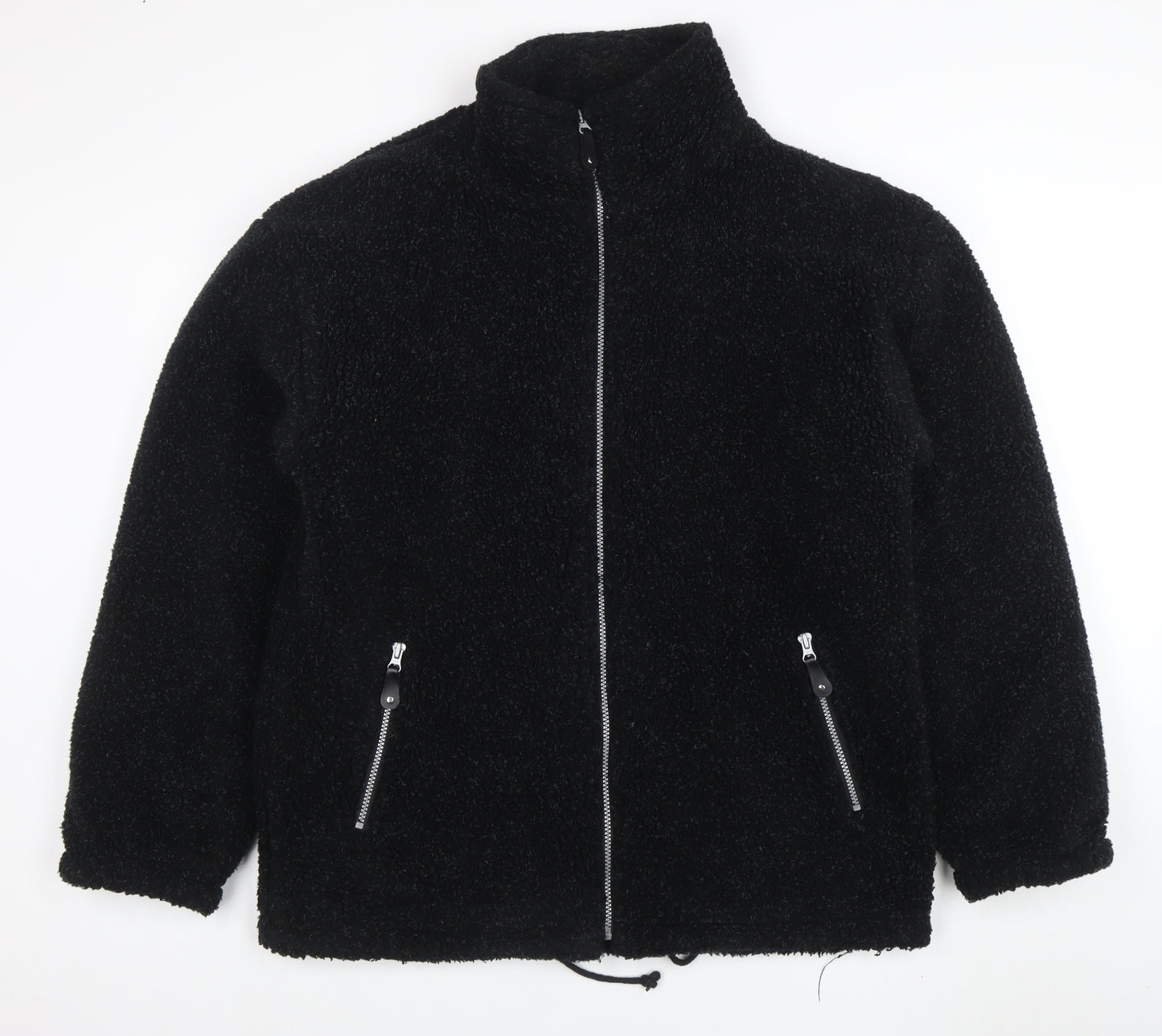 Country Trader Men's Black Fleece Lined Full Zip Jacket Size L