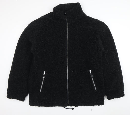 Country Trader Men's Black Fleece Lined Full Zip Jacket Size L