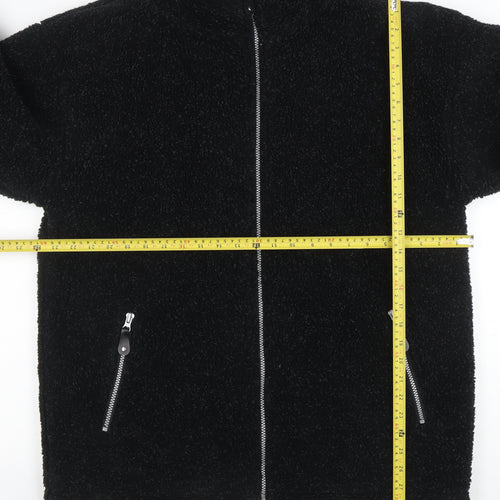 Country Trader Men's Black Fleece Lined Full Zip Jacket Size L