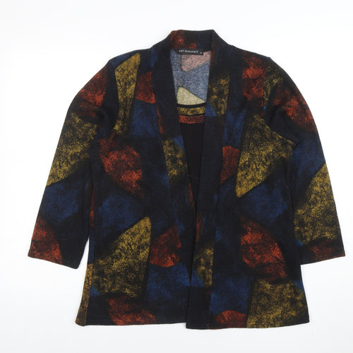 Just Elegance Women’s Multicoloured Geometric Cardigan Size 14