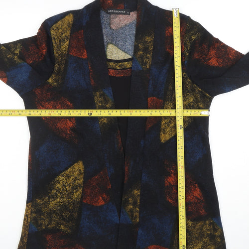 Just Elegance Women’s Multicoloured Geometric Cardigan Size 14