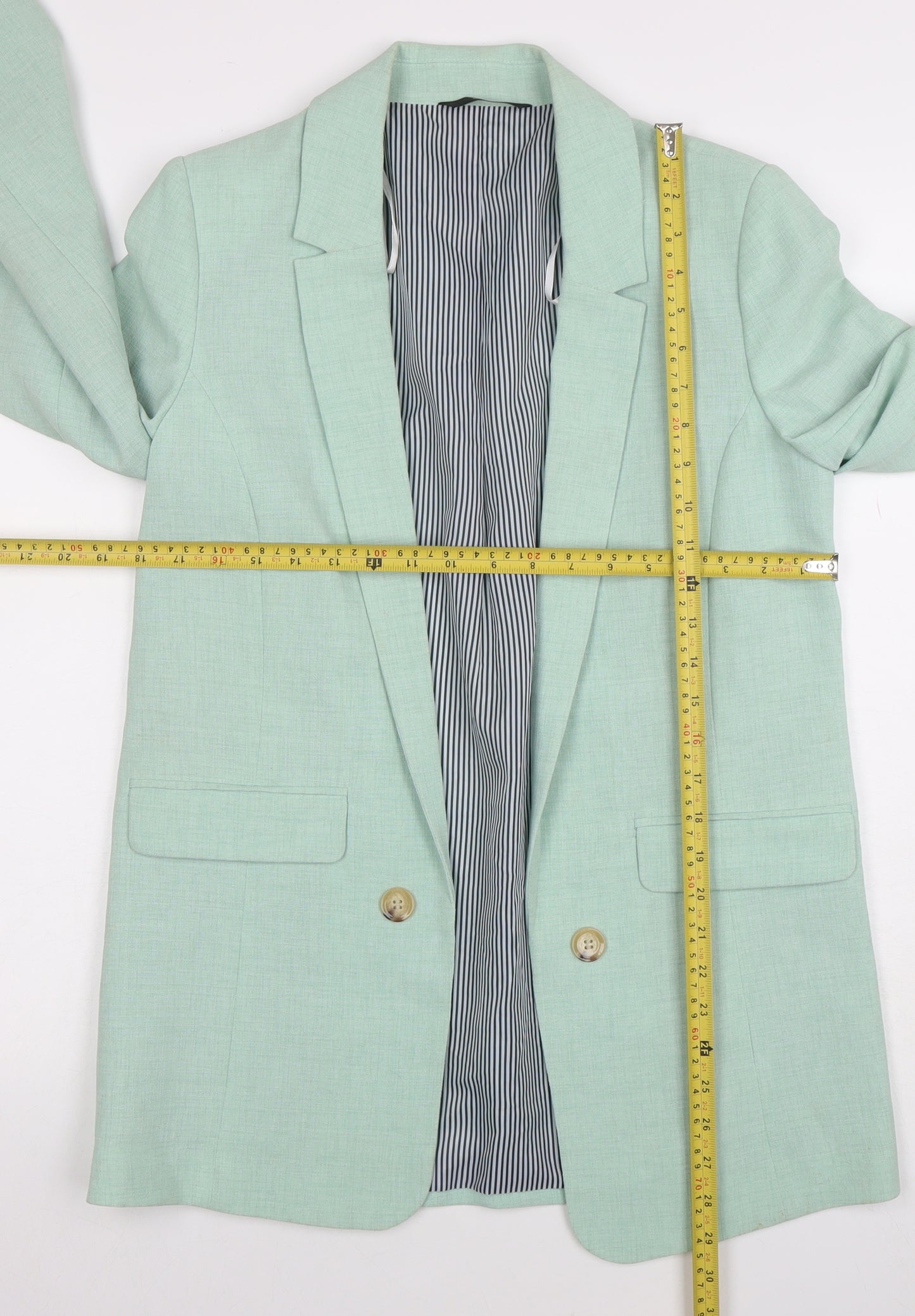 George Women’s Mint Green Single Breasted Blazer Size 8