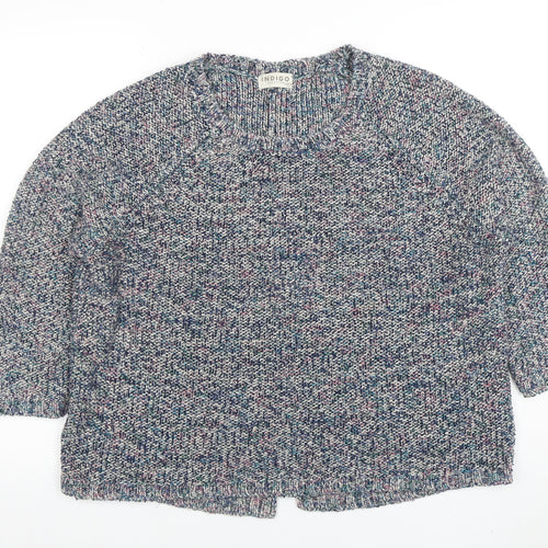 Marks and Spencer Women’s Multicoloured Size 18 Chunky Knit Cardigan