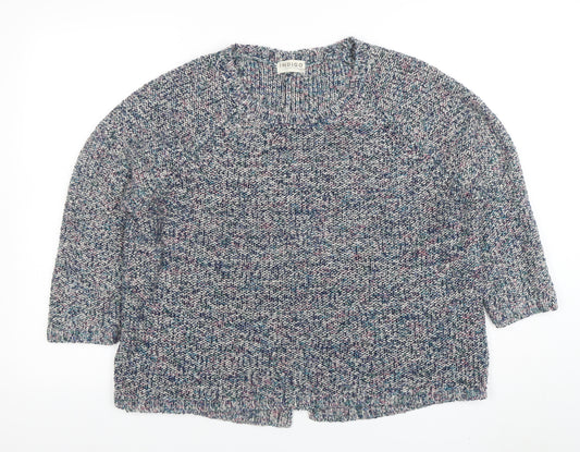 Marks and Spencer Women’s Multicoloured Size 18 Chunky Knit Cardigan