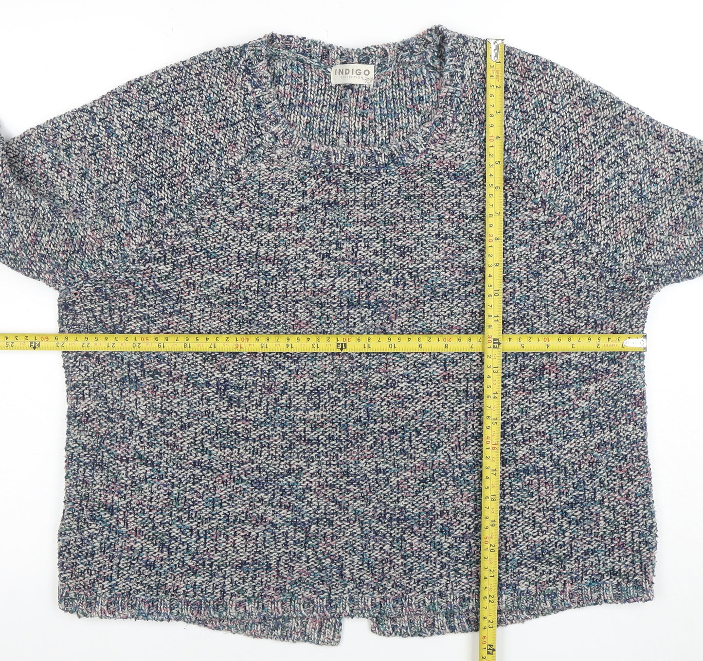 Marks and Spencer Women’s Multicoloured Size 18 Chunky Knit Cardigan