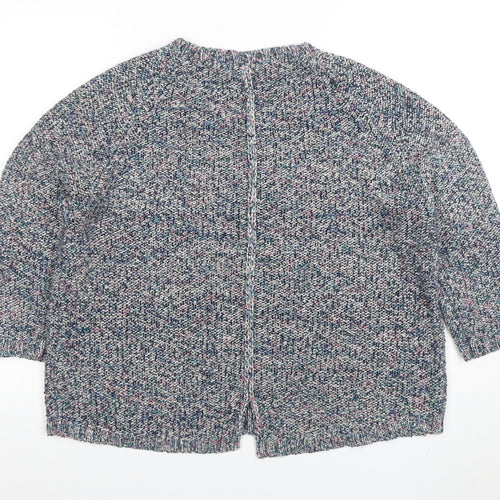 Marks and Spencer Women’s Multicoloured Size 18 Chunky Knit Cardigan