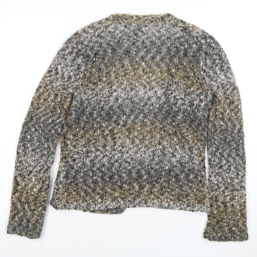 Marks and Spencer Per Una Women's Multicoloured Chunky Knit Cardigan Size S