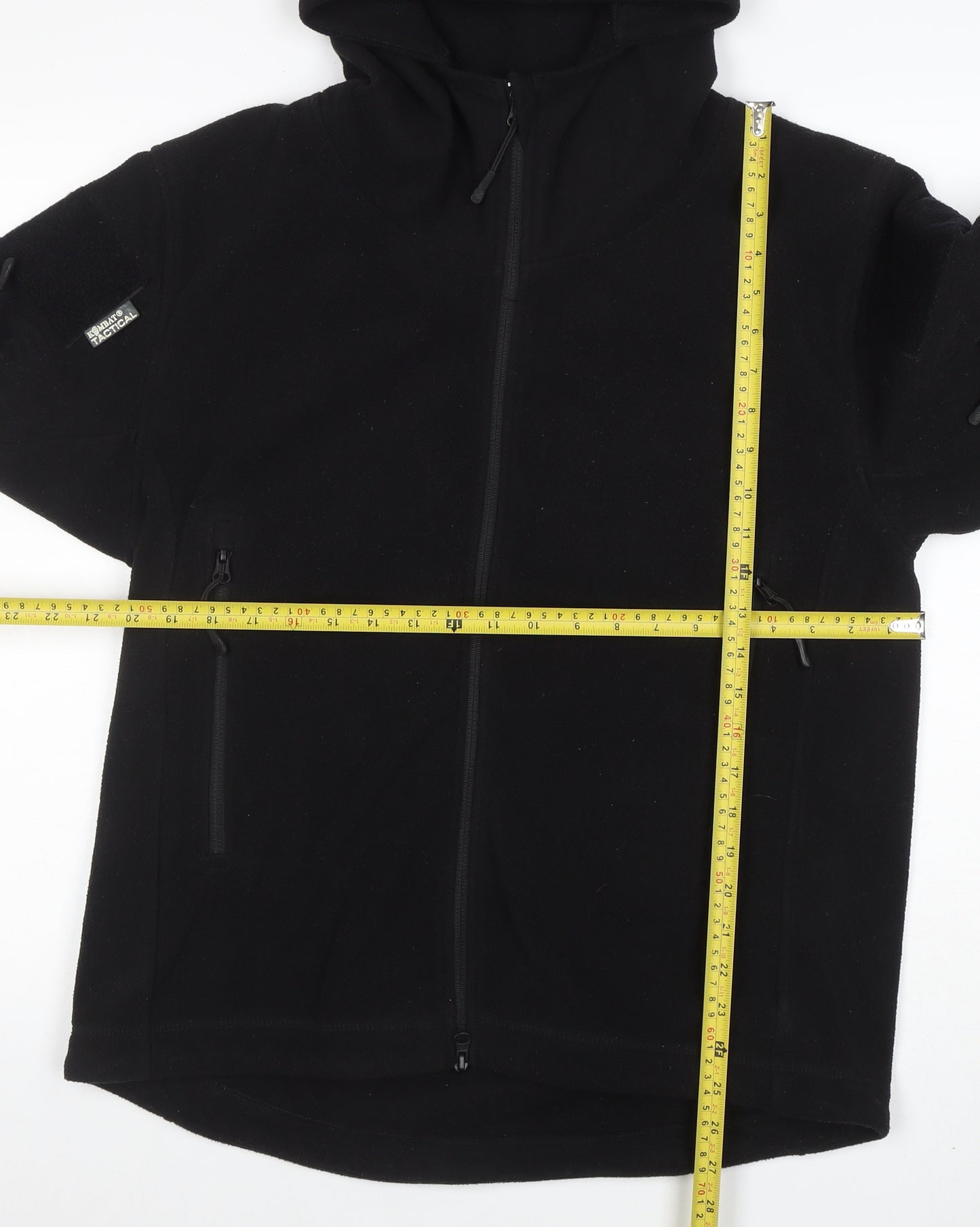 Knight Tactical Men's Black Fleece Softshell Hooded Jacket M