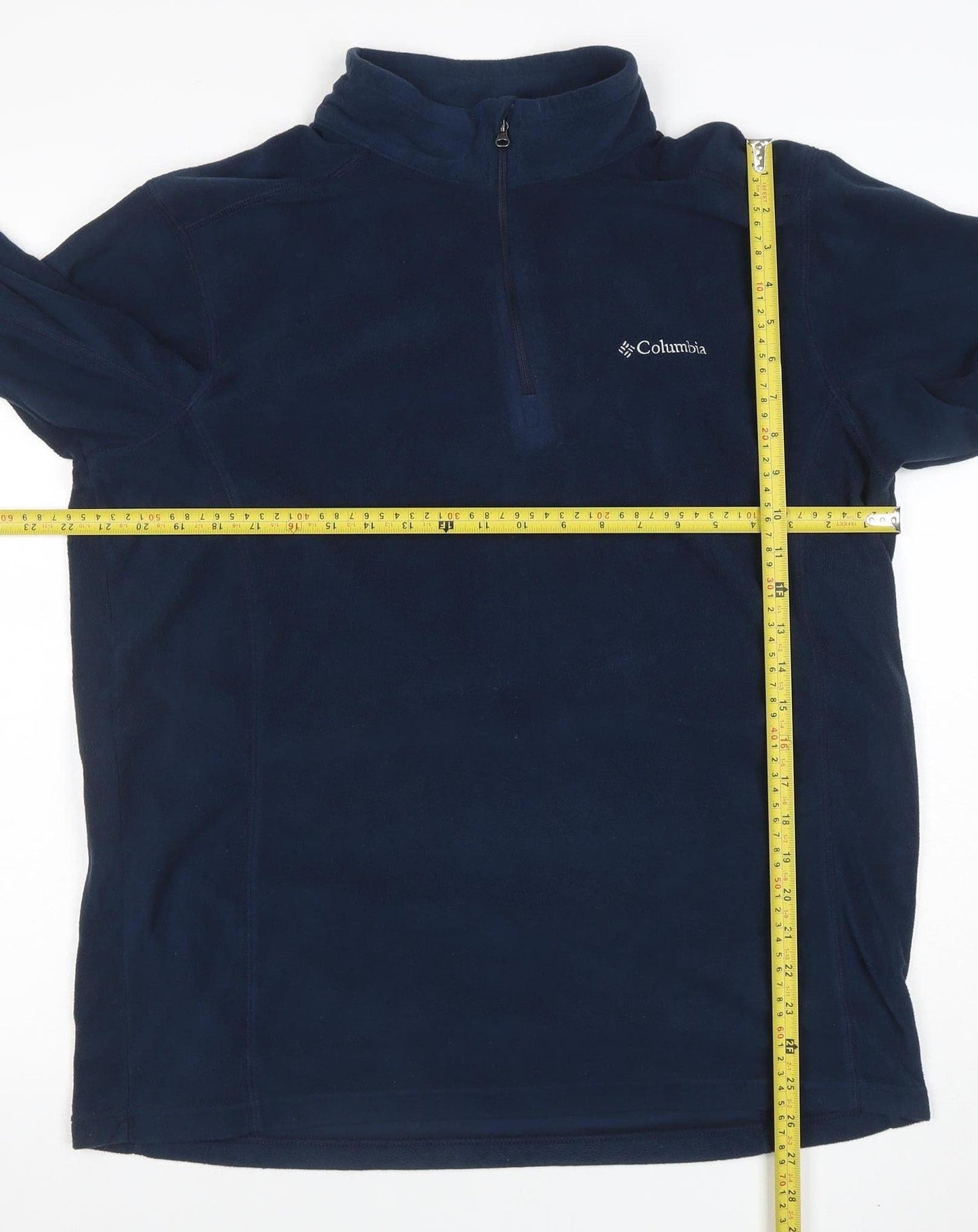 Columbia Men's Blue Fleece 1/2 Zip Pullover Sweatshirt L Regular