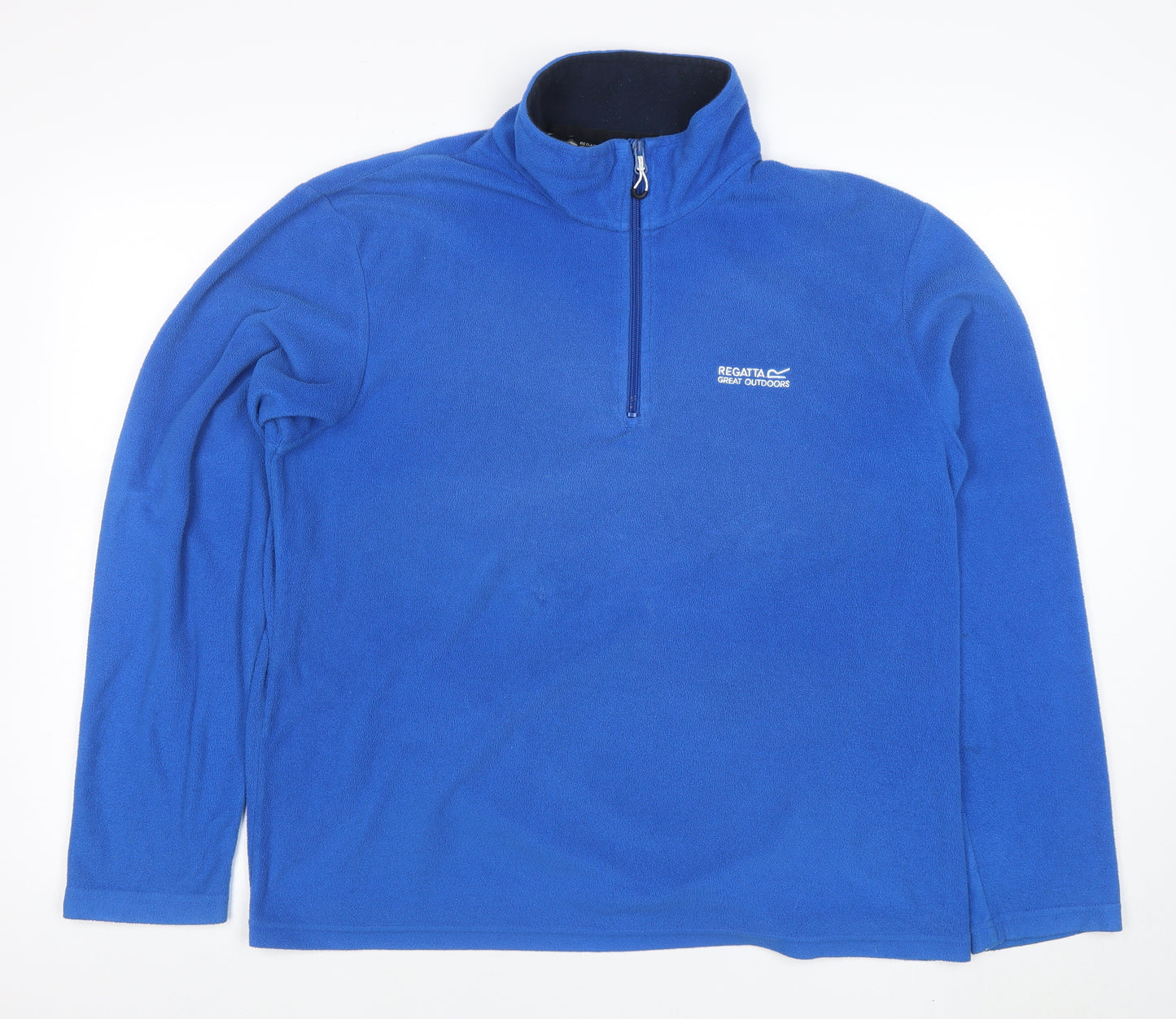 Regatta Men's Blue Fleece Half Zip Pullover Sweatshirt L