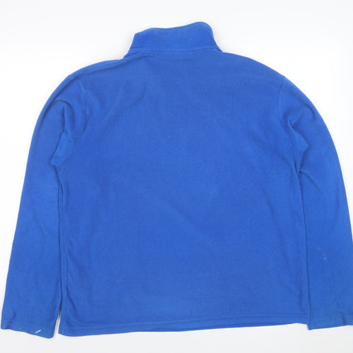Regatta Men's Blue Fleece Half Zip Pullover Sweatshirt L