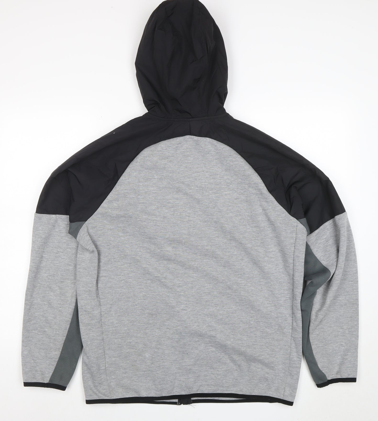 U.S. Athletic Men’s Grey Hooded Full Zip Sports Jacket Size L