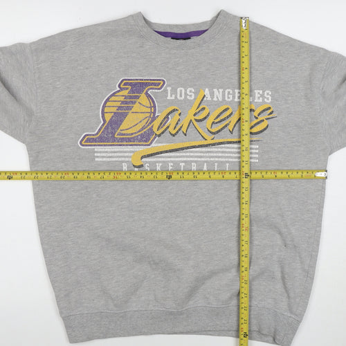 UNK NBA Los Angeles Lakers Men's Grey Pullover Sweatshirt XS
