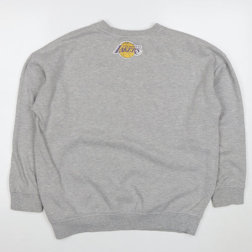 UNK NBA Los Angeles Lakers Men's Grey Pullover Sweatshirt XS