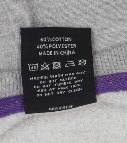 UNK NBA Los Angeles Lakers Men's Grey Pullover Sweatshirt XS