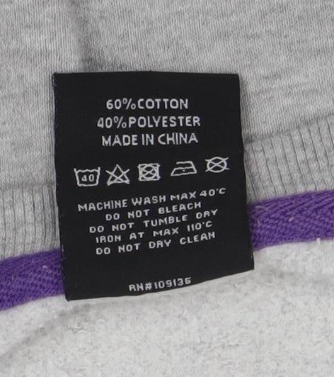 UNK NBA Los Angeles Lakers Men's Grey Pullover Sweatshirt XS