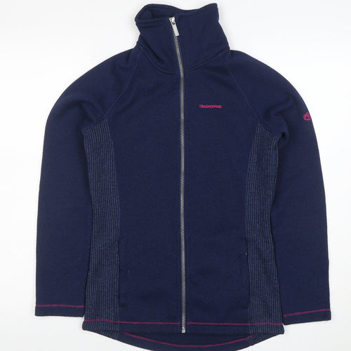 Craghoppers Women's Blue Size 10 Full Zip Fleece Jacket