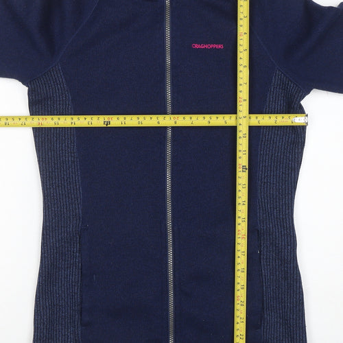 Craghoppers Women's Blue Size 10 Full Zip Fleece Jacket