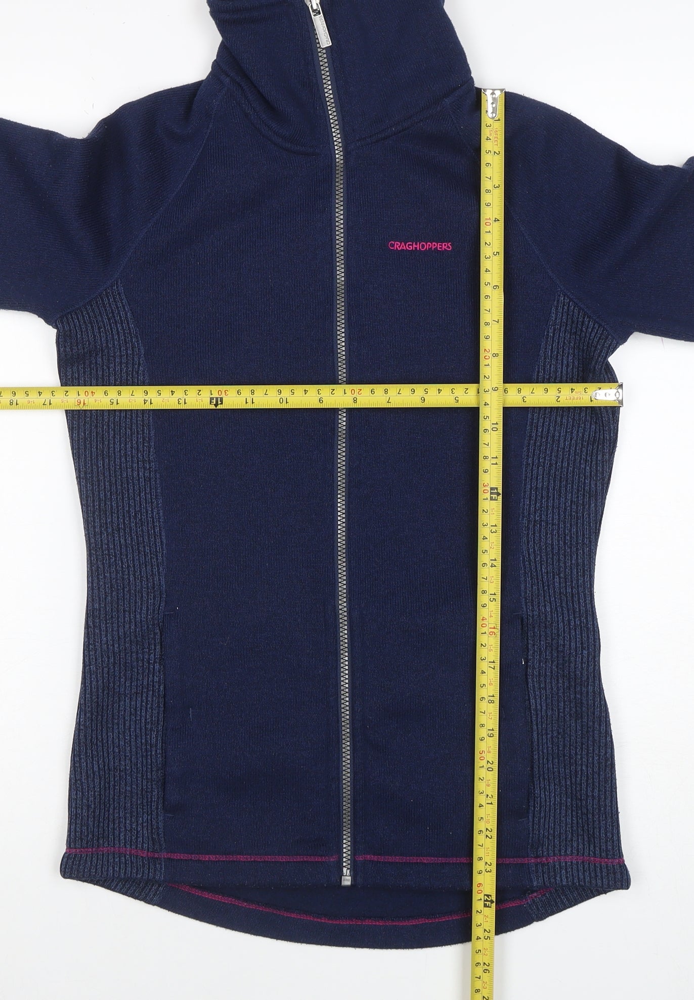 Craghoppers Women's Blue Size 10 Full Zip Fleece Jacket