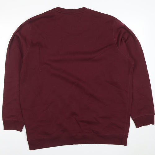 James Pringle Men's Red XL Pullover Crew Neck Sweatshirt