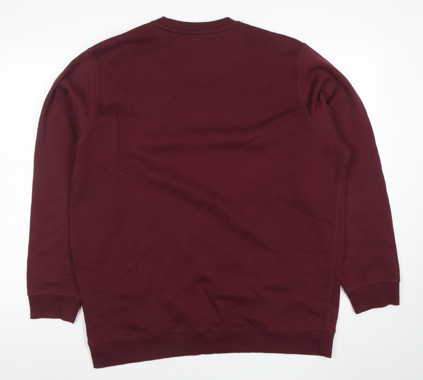 James Pringle Men's Red XL Pullover Crew Neck Sweatshirt