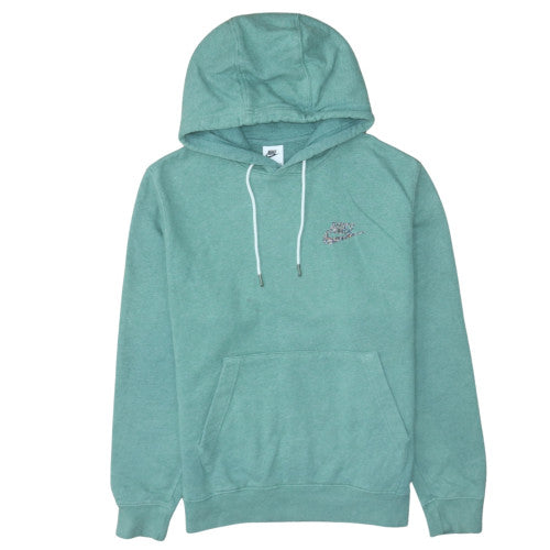 Nike Womens Green Pullover Hoodie Small Hooded Sweatshirt