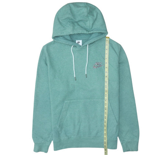 Nike Womens Green Pullover Hoodie Small Hooded Sweatshirt
