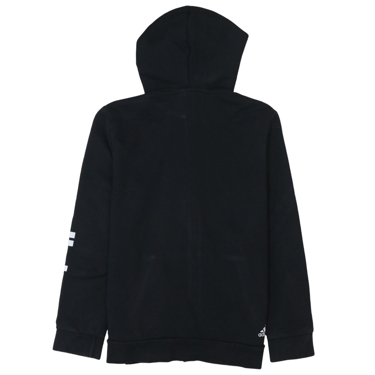 Adidas Womens Black Full Zip Hoodie XL Cotton Blend Casual Sportswear