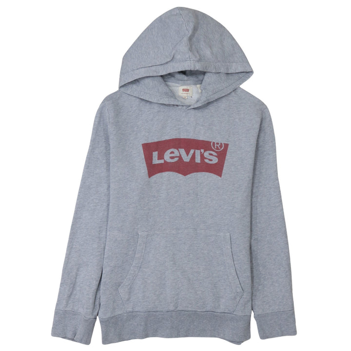 Levi's Men's Grey Logo Pullover Hoodie Size M Regular Fit