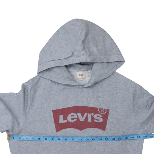 Levi's Men's Grey Logo Pullover Hoodie Size M Regular Fit