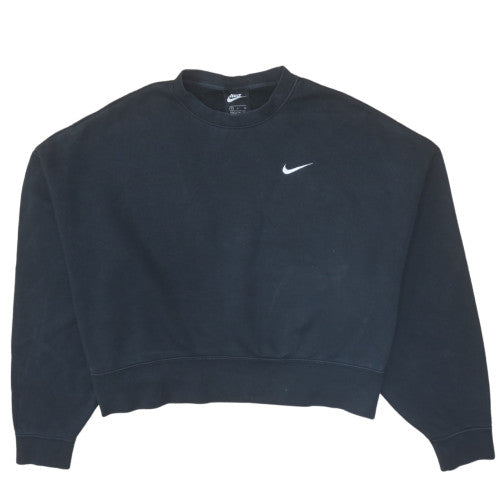 Nike Women's Black Small Pullover Crew Neck Sweatshirt