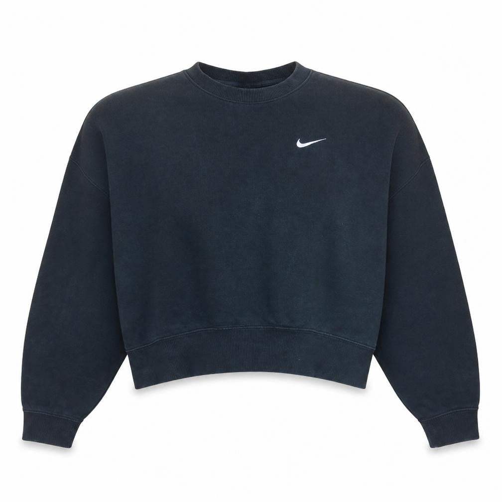 Nike Women's Black Small Pullover Crew Neck Sweatshirt
