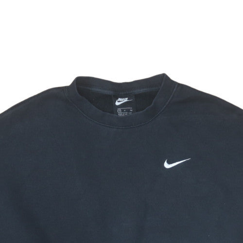 Nike Women's Black Small Pullover Crew Neck Sweatshirt