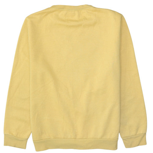 Disney Women’s Yellow Mickey Mouse Pullover Sweatshirt Size M