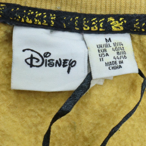 Disney Women’s Yellow Mickey Mouse Pullover Sweatshirt Size M
