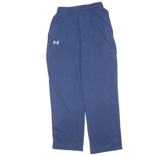 Under Armour Mens Blue Fleece Sweatpants M Relaxed Fit