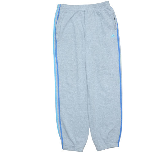 Adidas Men’s Grey Sweatpants L Lightweight Cotton Blend