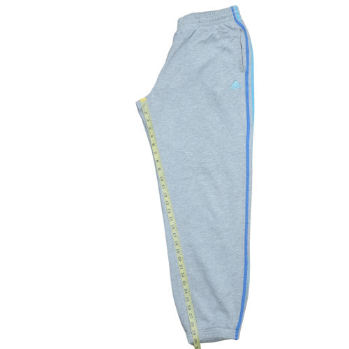 Adidas Men’s Grey Sweatpants L Lightweight Cotton Blend