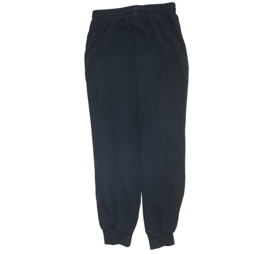 Champion Womens Black Jogger Sweatpants Size 14 Logo Stripe