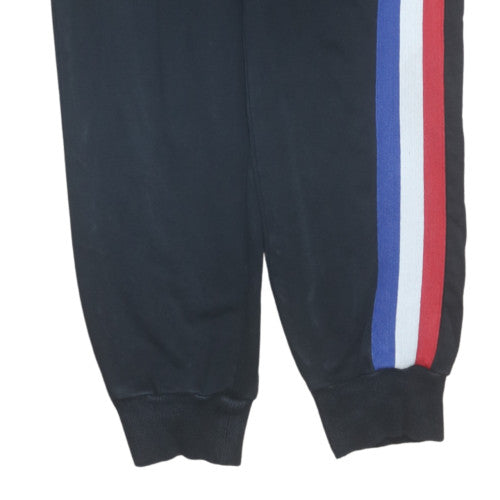 Champion Womens Black Jogger Sweatpants Size 14 Logo Stripe