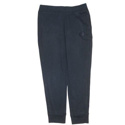 Champion Men's Black Jogger Trousers L Fleece Cotton Blend