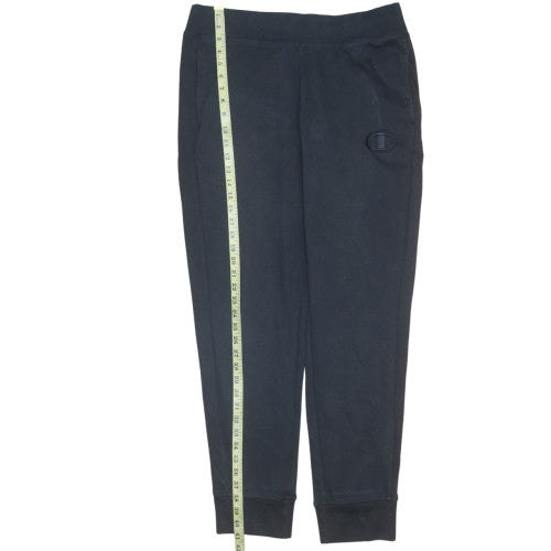 Champion Men's Black Jogger Trousers L Fleece Cotton Blend