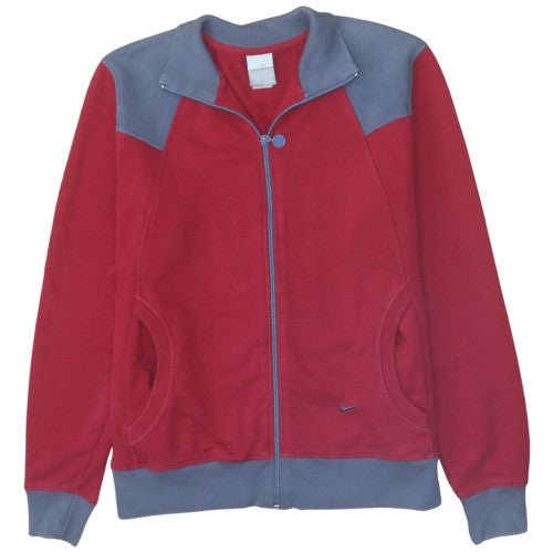 Nike Mens Red Full Zip Sweatshirt Jacket Size M Sportswear