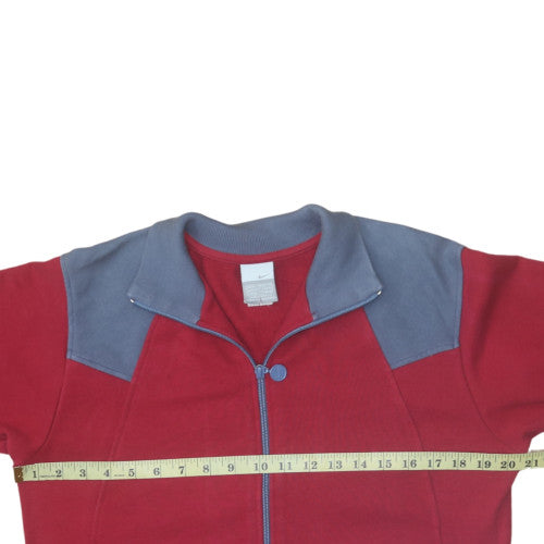 Nike Mens Red Full Zip Sweatshirt Jacket Size M Sportswear