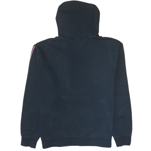 Nike Women's Black Large Pullover Hoodie with Pink Trim