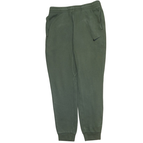 Nike Women's Green Fleece Joggers S Regular Fit Comfortable Sportswear