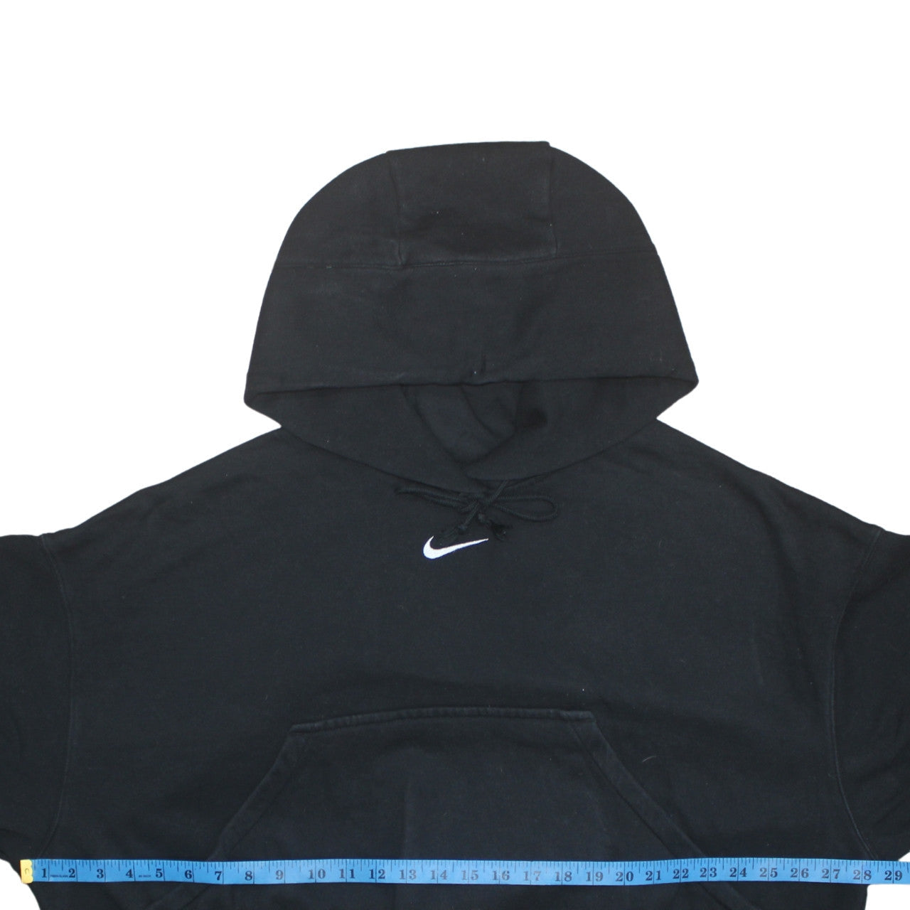 Nike Women’s Black Small Pullover Hoodie Cotton Blend Swoosh Logo